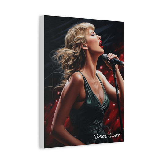 taylor swift canvas portrait