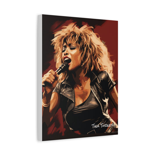 tina turner canvas portrait