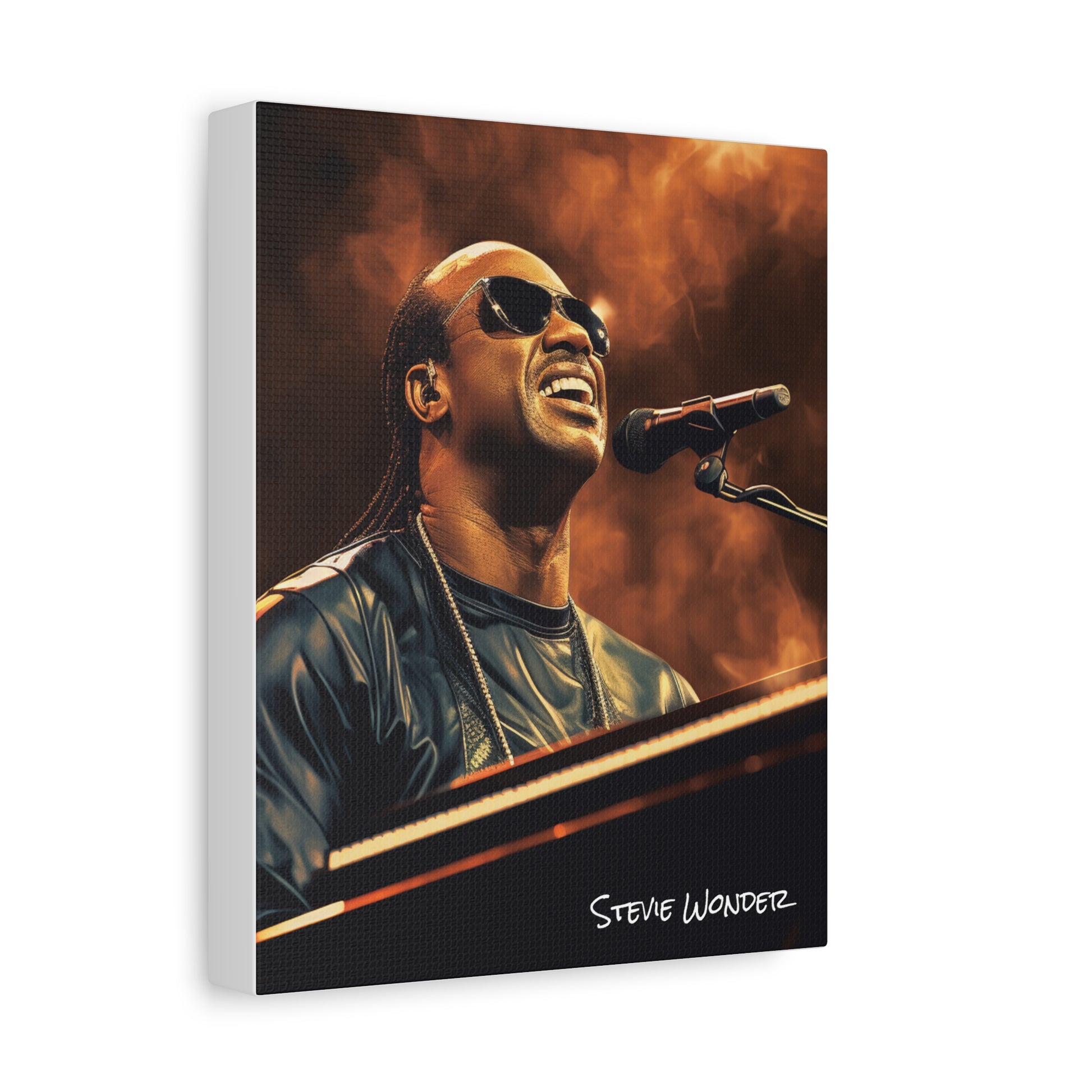 stevie wonder canvas portrait