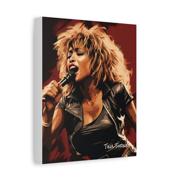 tina turner canvas portrait