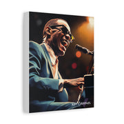 ray charles canvas portrait