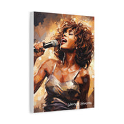 whitney houston canvas portrait