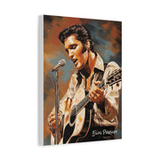 elvis presley canvas portrait