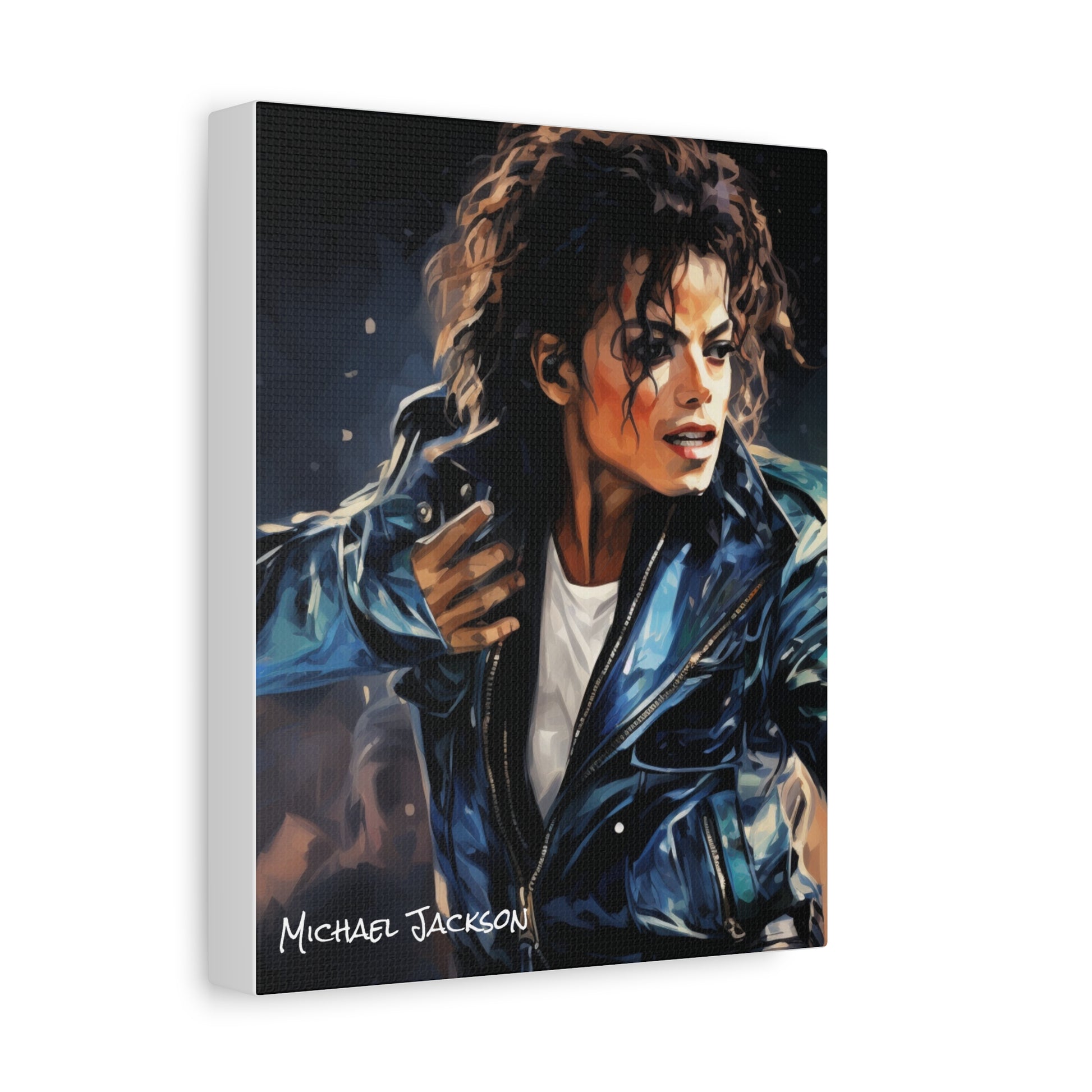 michael jackson canvas portrait