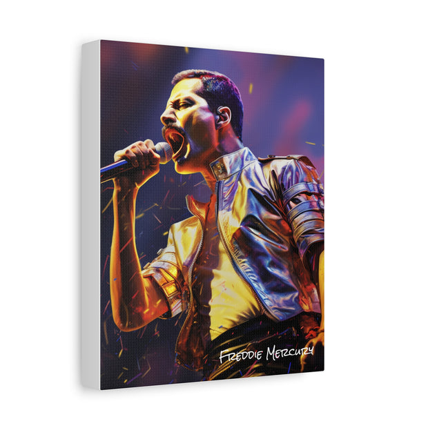 freddie mercury canvas portrait