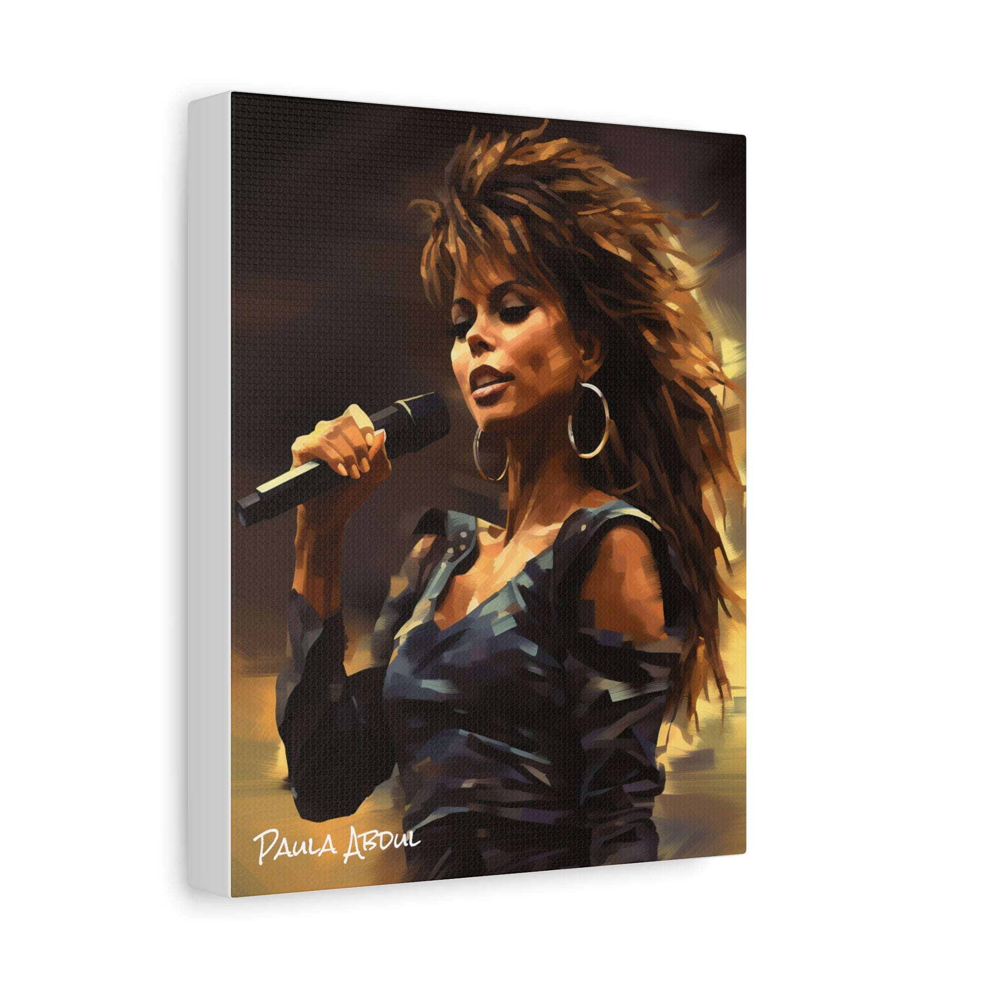 paula abdul canvas portrait