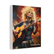 dolly parton canvas portrait