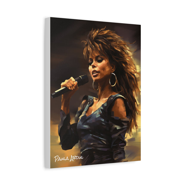 paula abdul canvas portrait