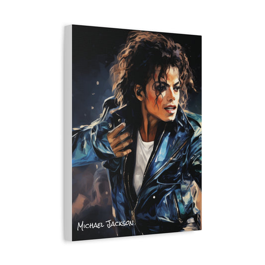 michael jackson canvas portrait