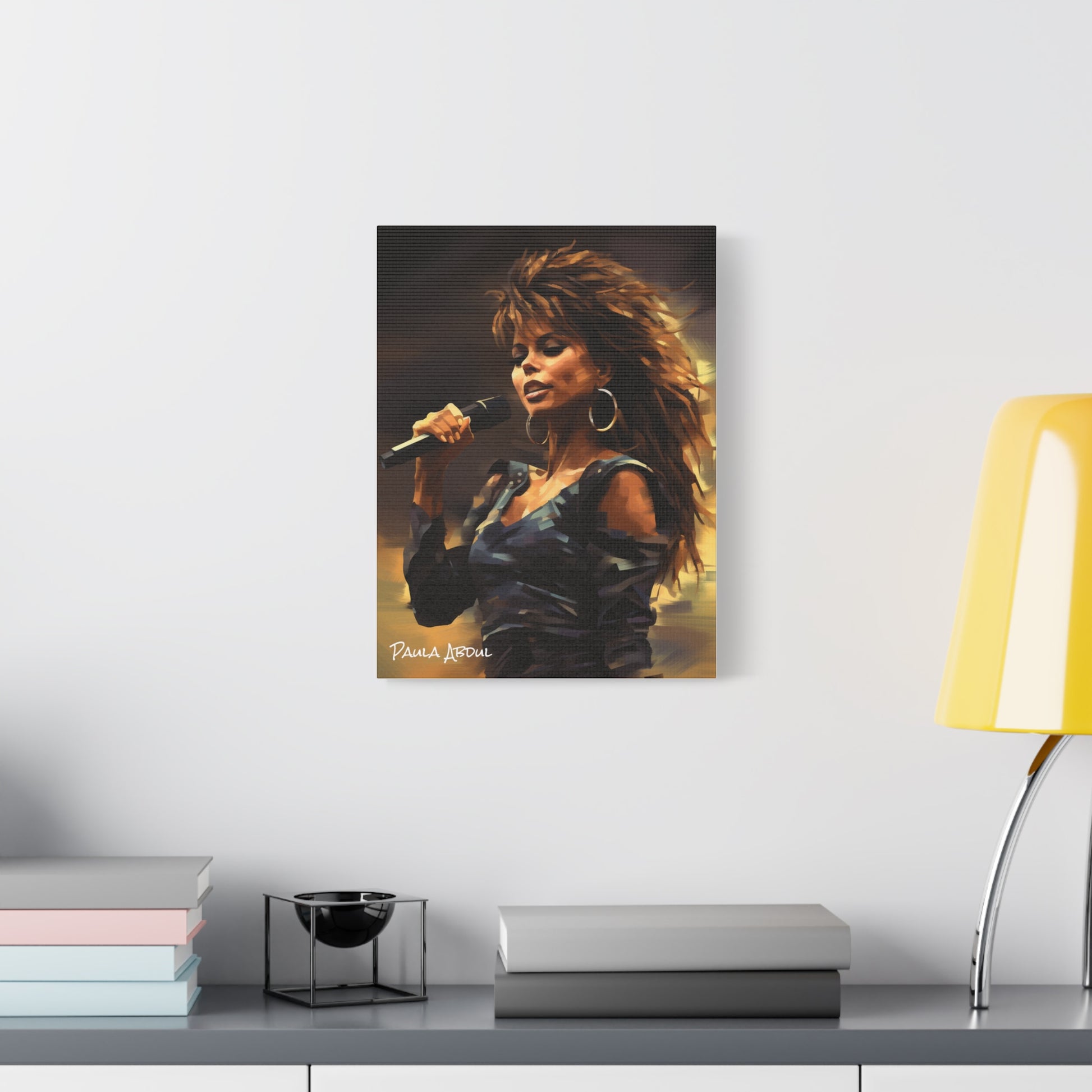 paula abdul canvas portrait