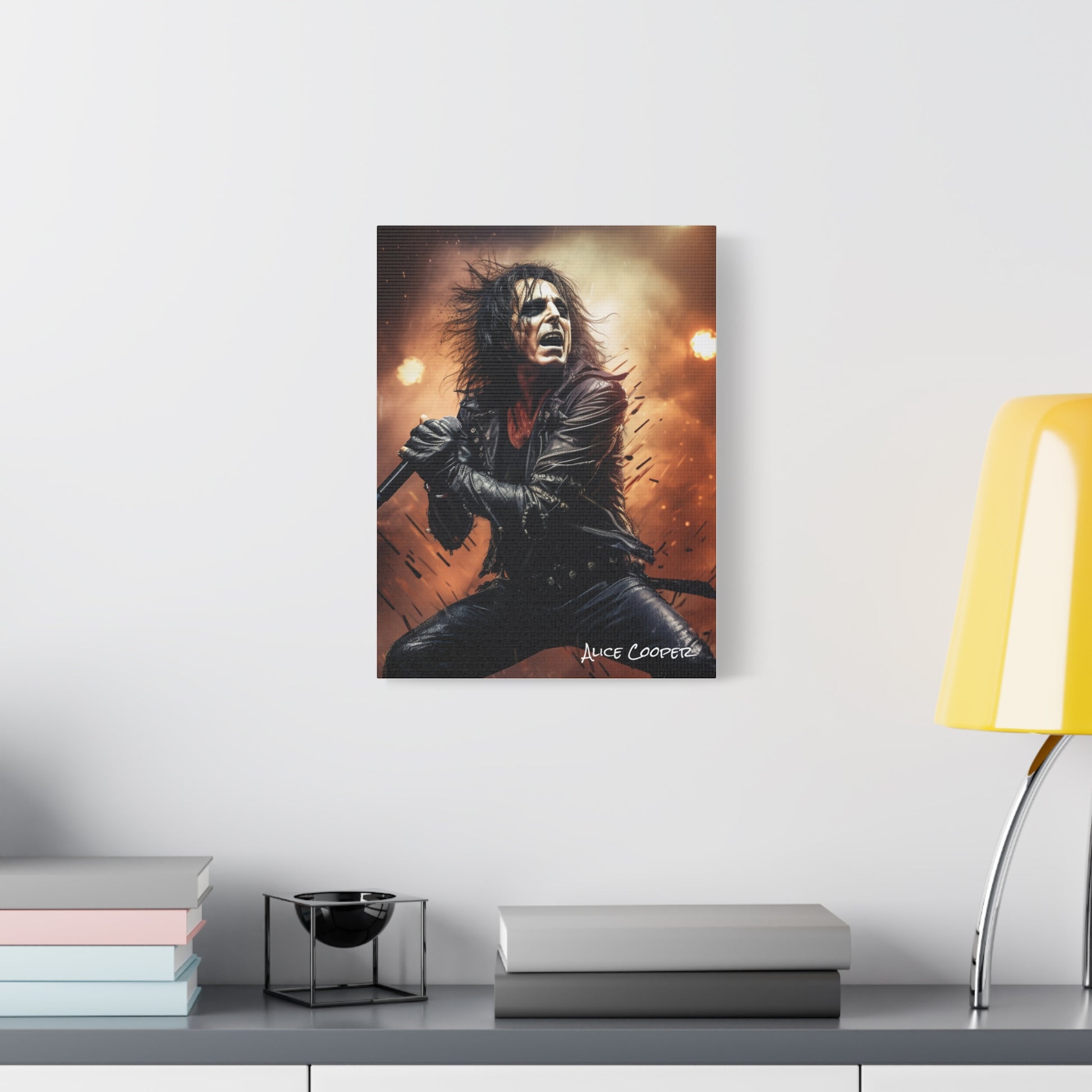 alice cooper canvas portrait