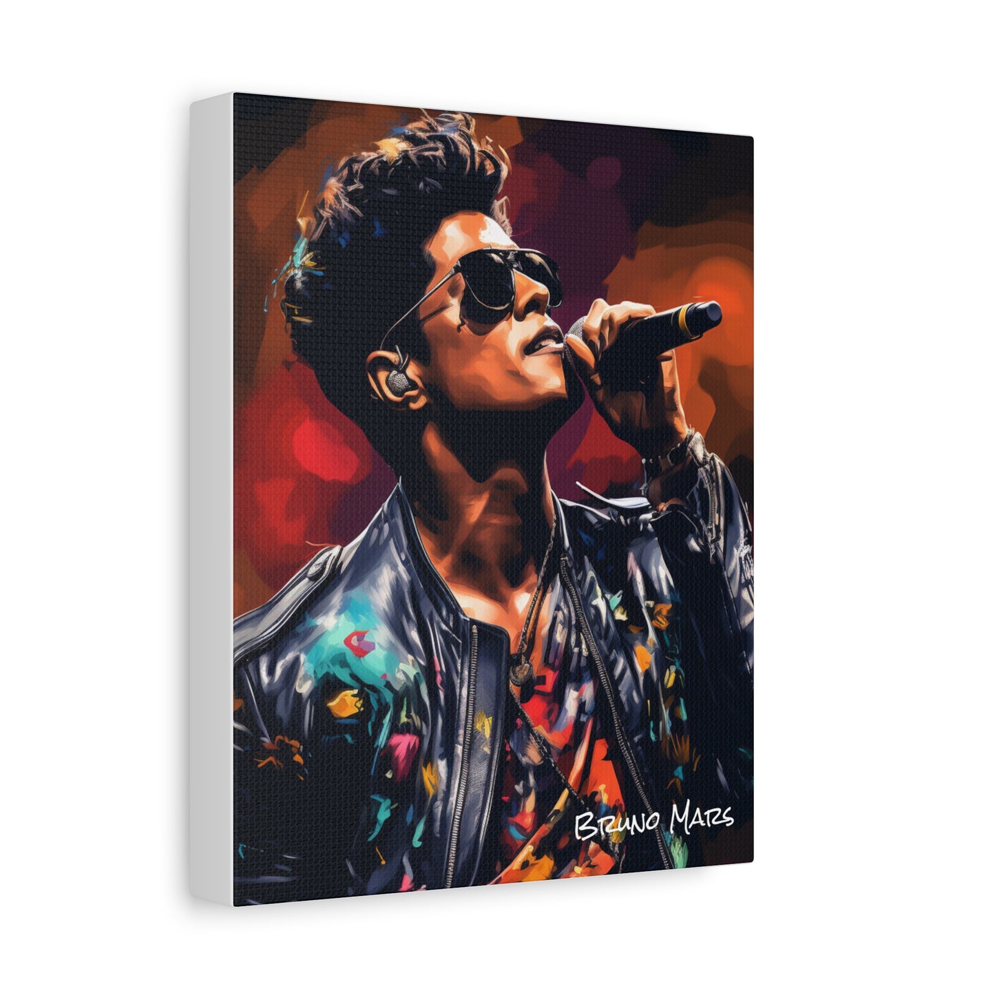 bruno mars canvas portrait