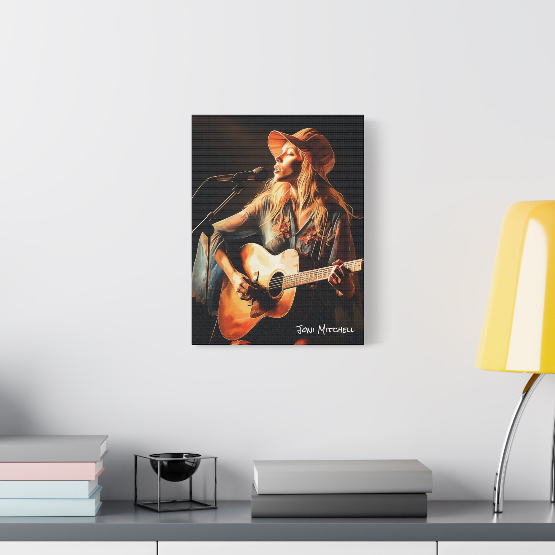 joni mitchell canvas portrait