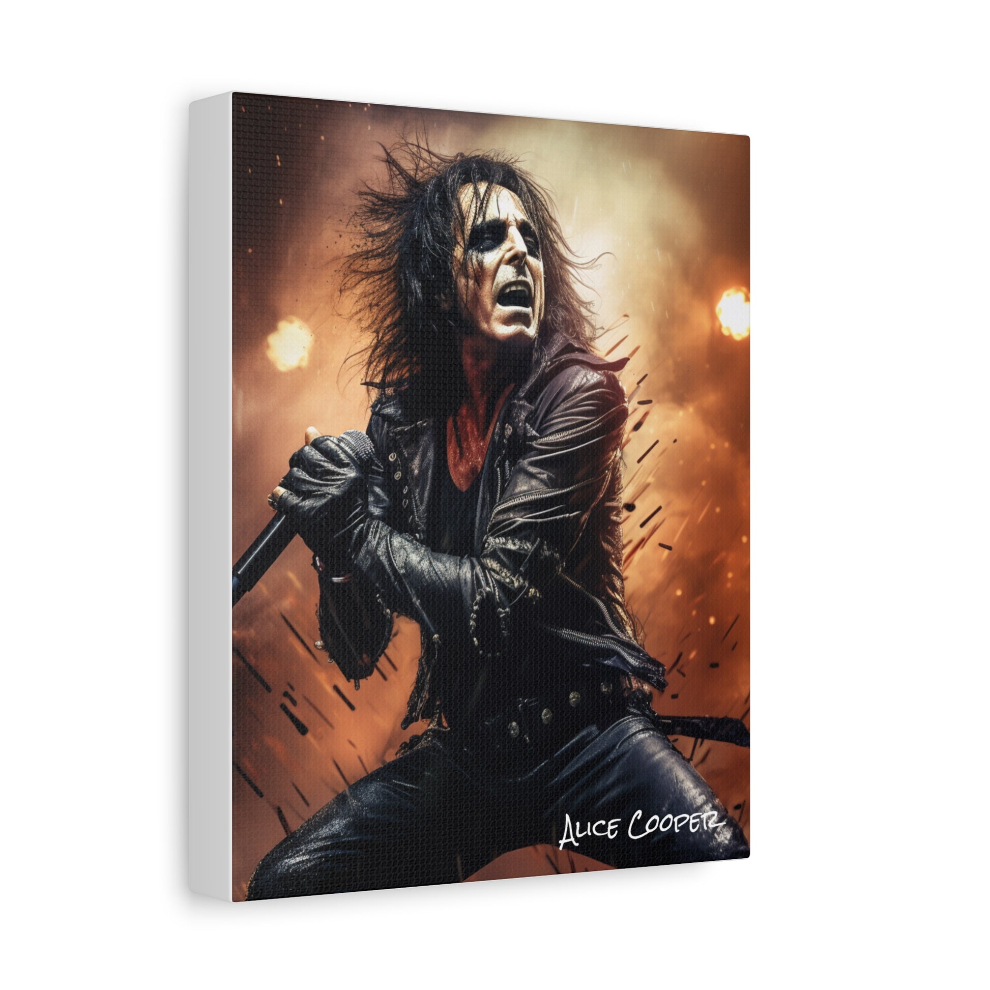 alice cooper canvas portrait