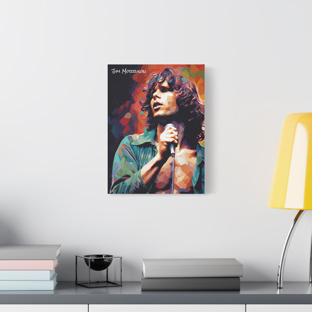 jim morrison canvas portrait