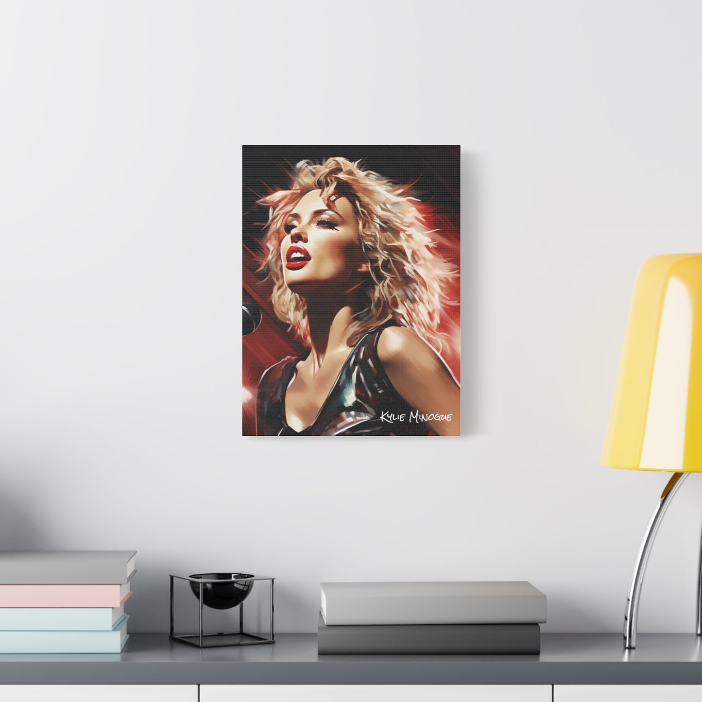 kylie minogue canvas portrait