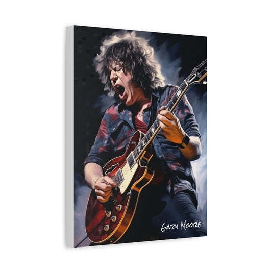 gary moore canvas portrait