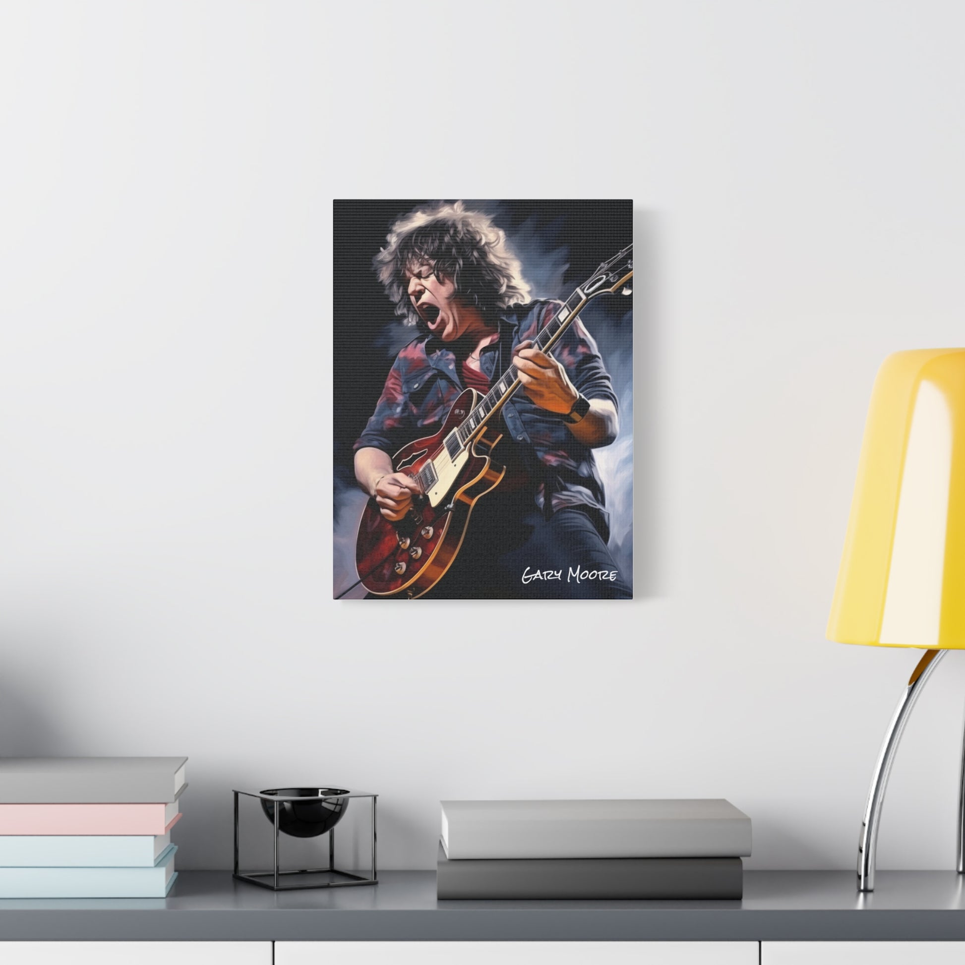 gary moore canvas portrait