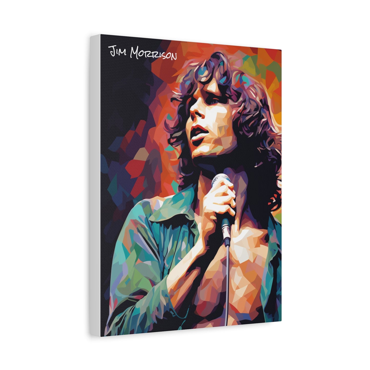 jim morrison canvas portrait