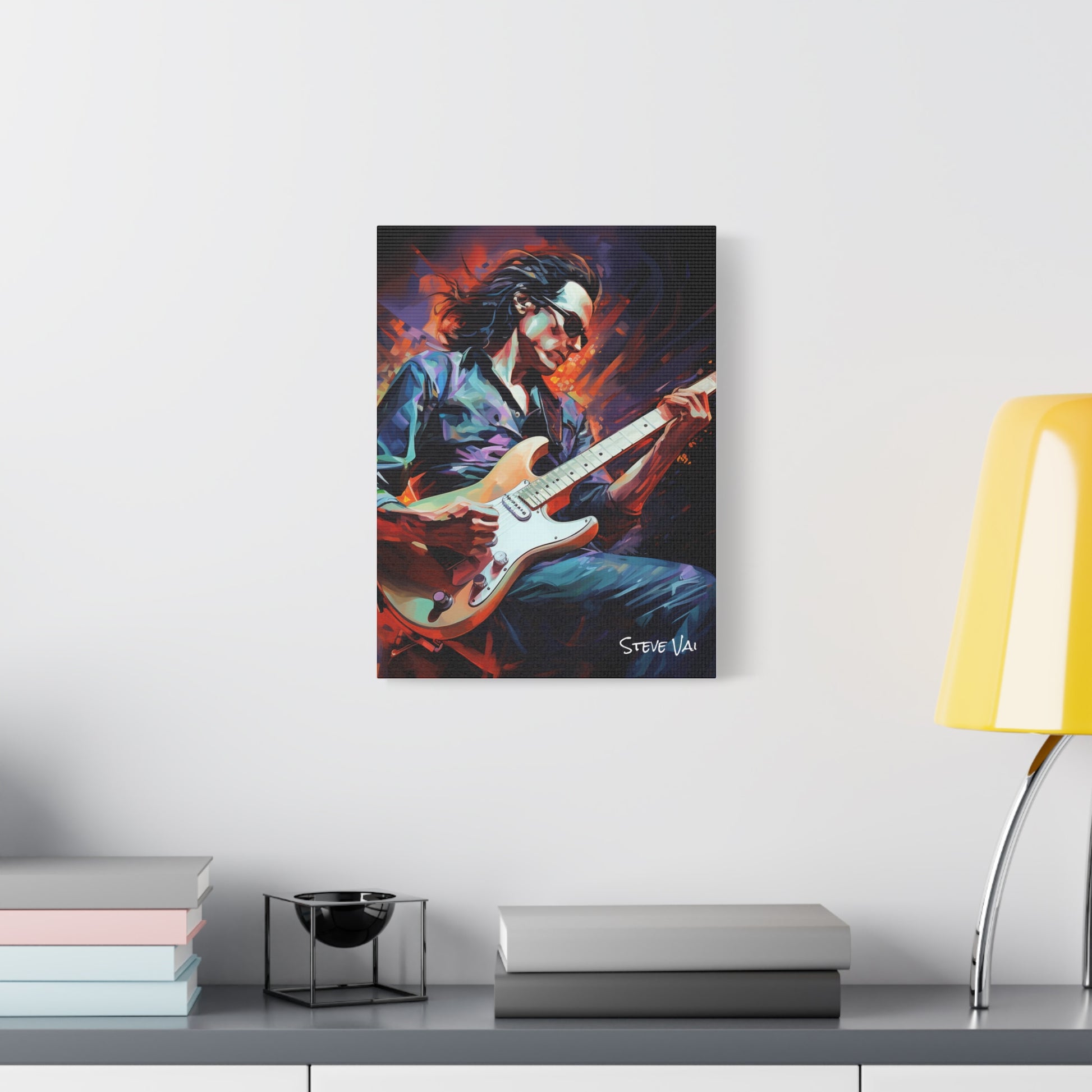 steve vai canvas portrait