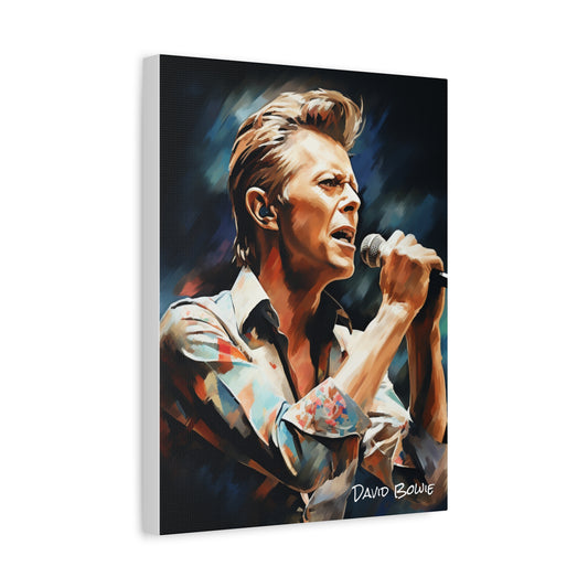 david bowie canvas portrait