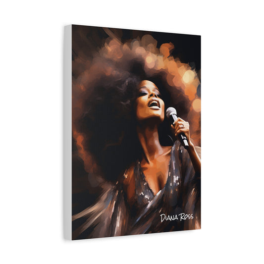 diana ross canvas portrait