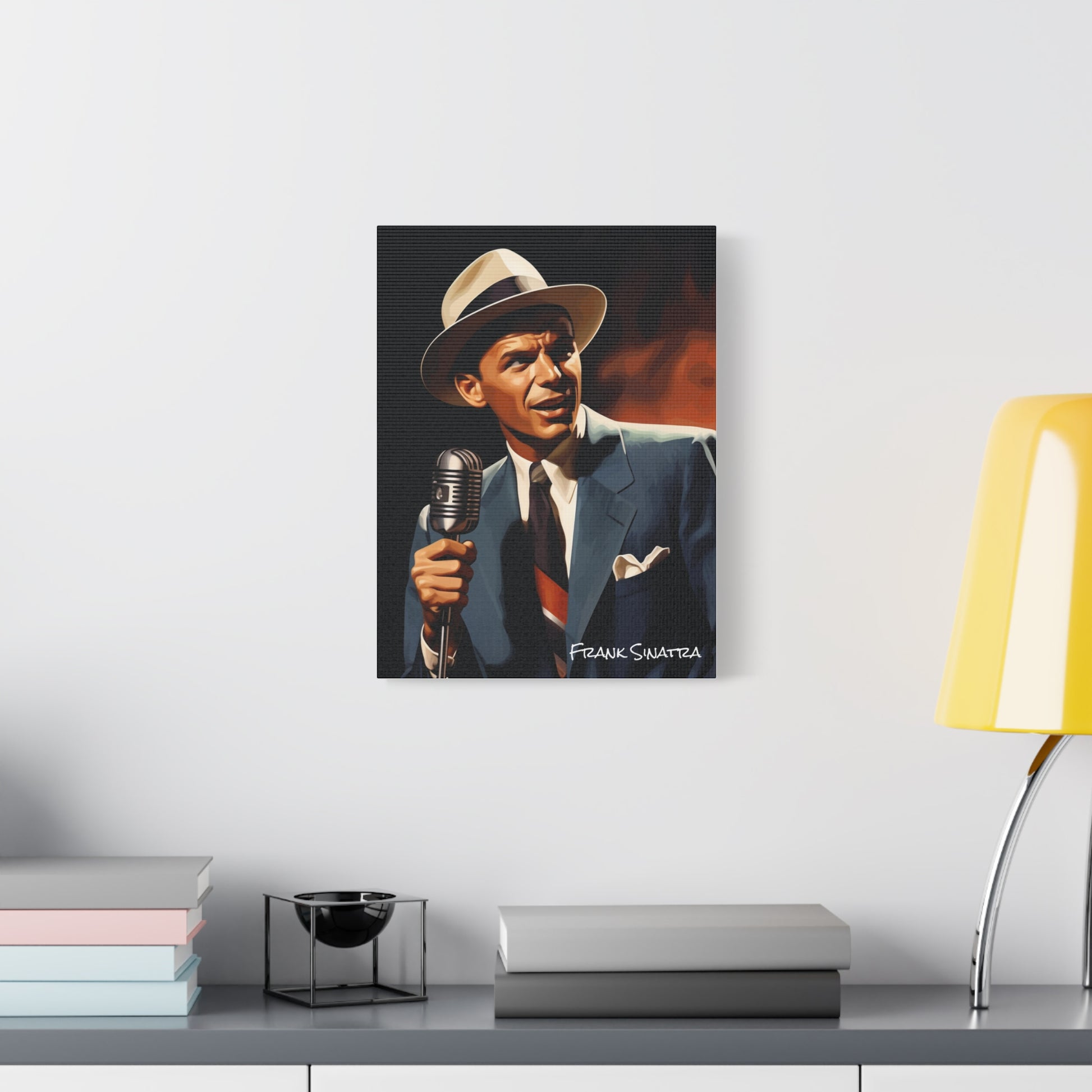 frank sinatra canvas portrait