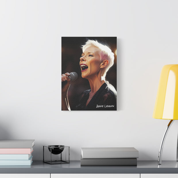 annie lennox canvas portrait