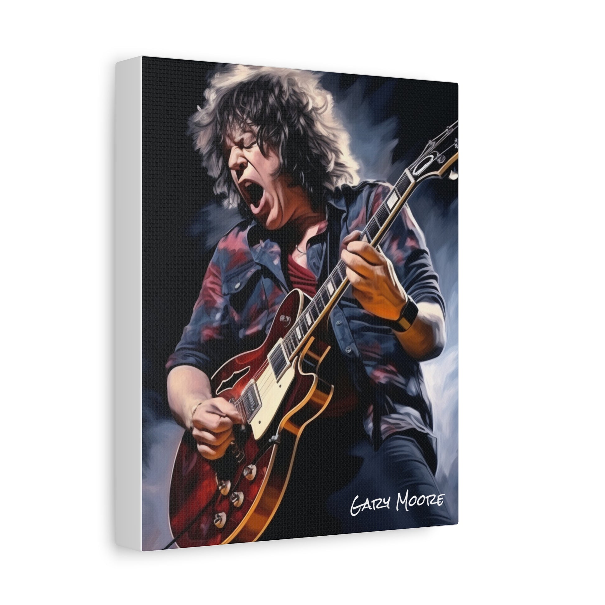 gary moore canvas portrait