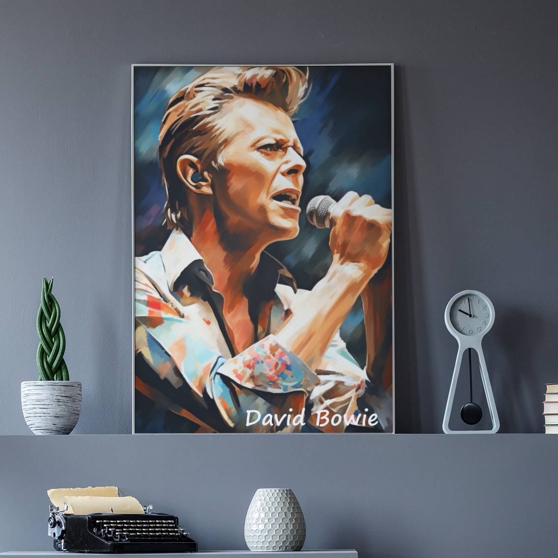 Music Legend Digital Wall Art - David Bowie