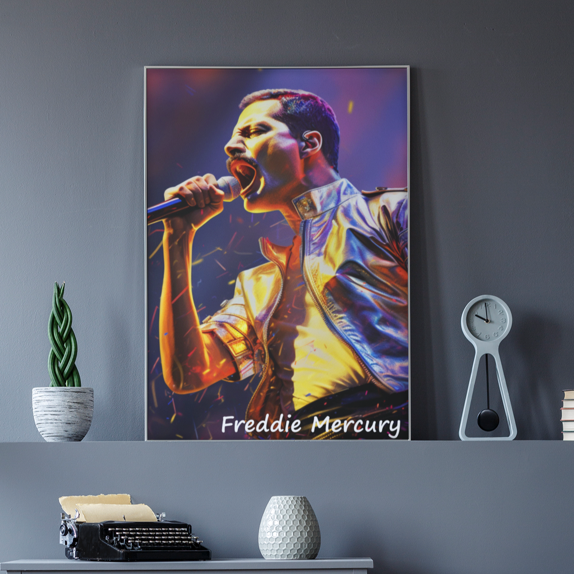 freddie mercury framed digital print