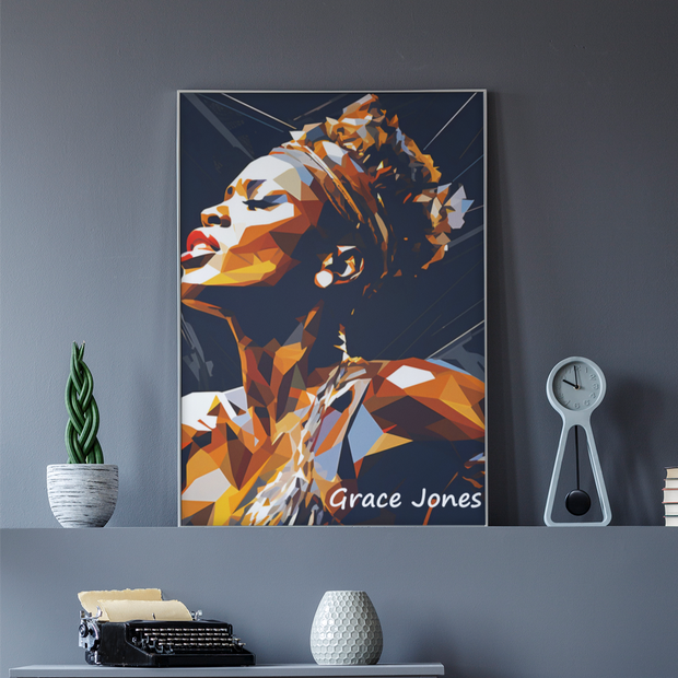 grace jones framed digital print