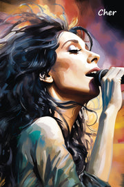 Cher digital wall art