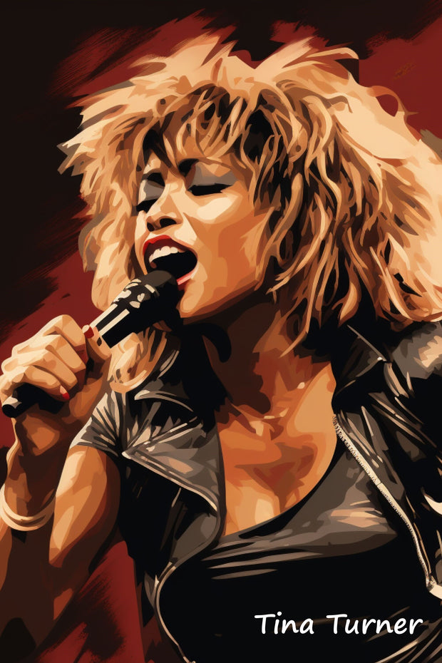 Tina Turner digital wall art