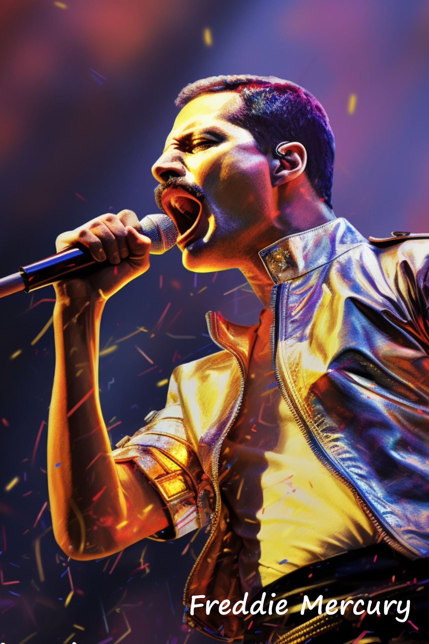 Freddie Mercury digital wall art