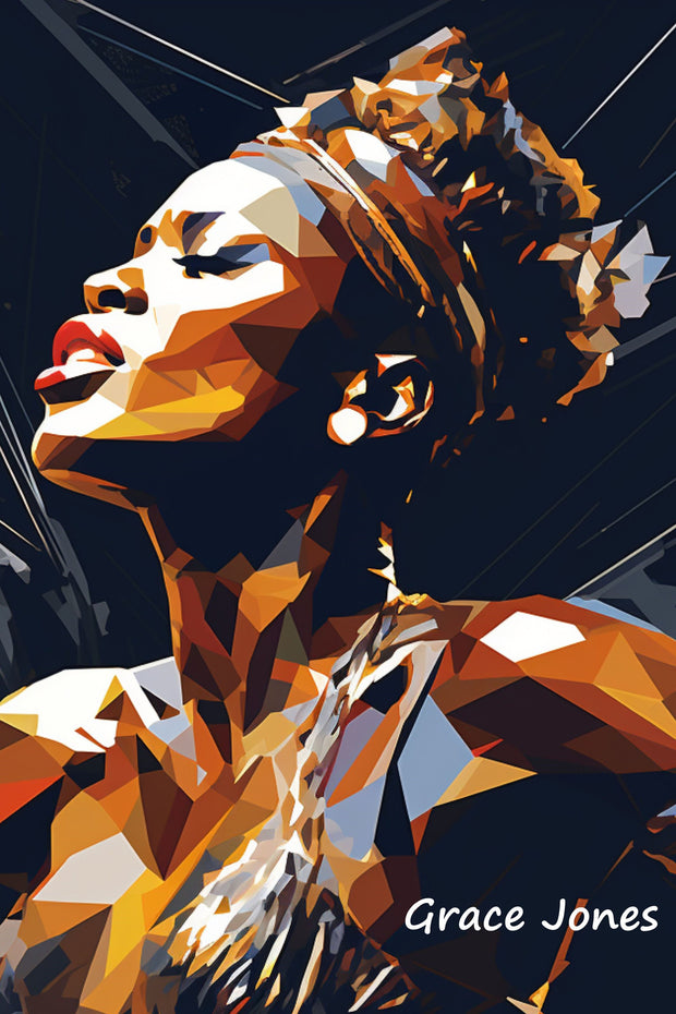 Grace Jones digital wall art