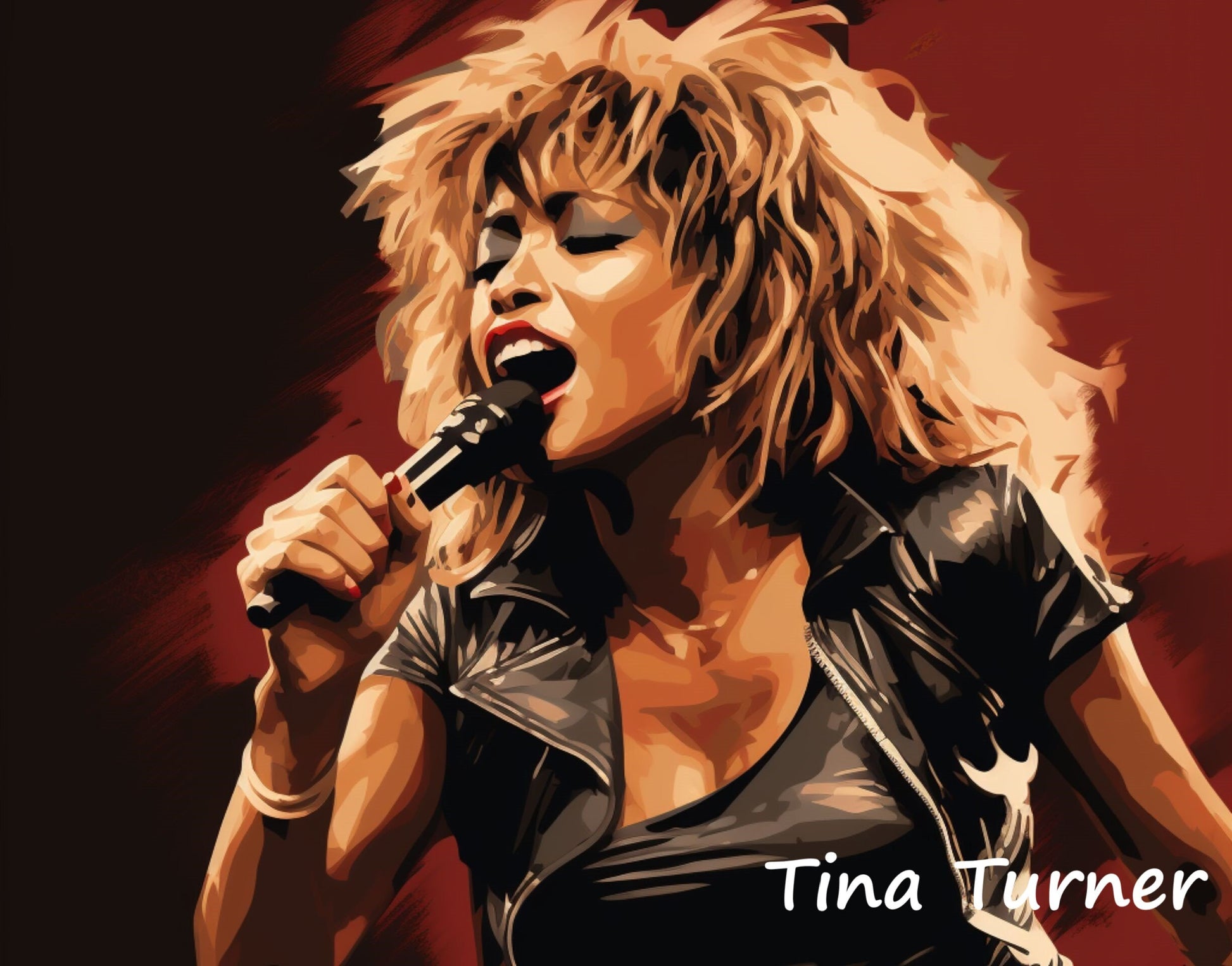 Tina Turner digital wall art