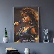 paula abdul framed digital print