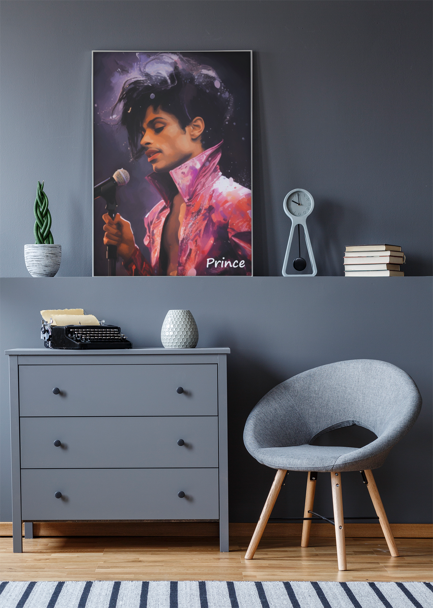 prince framed digital print